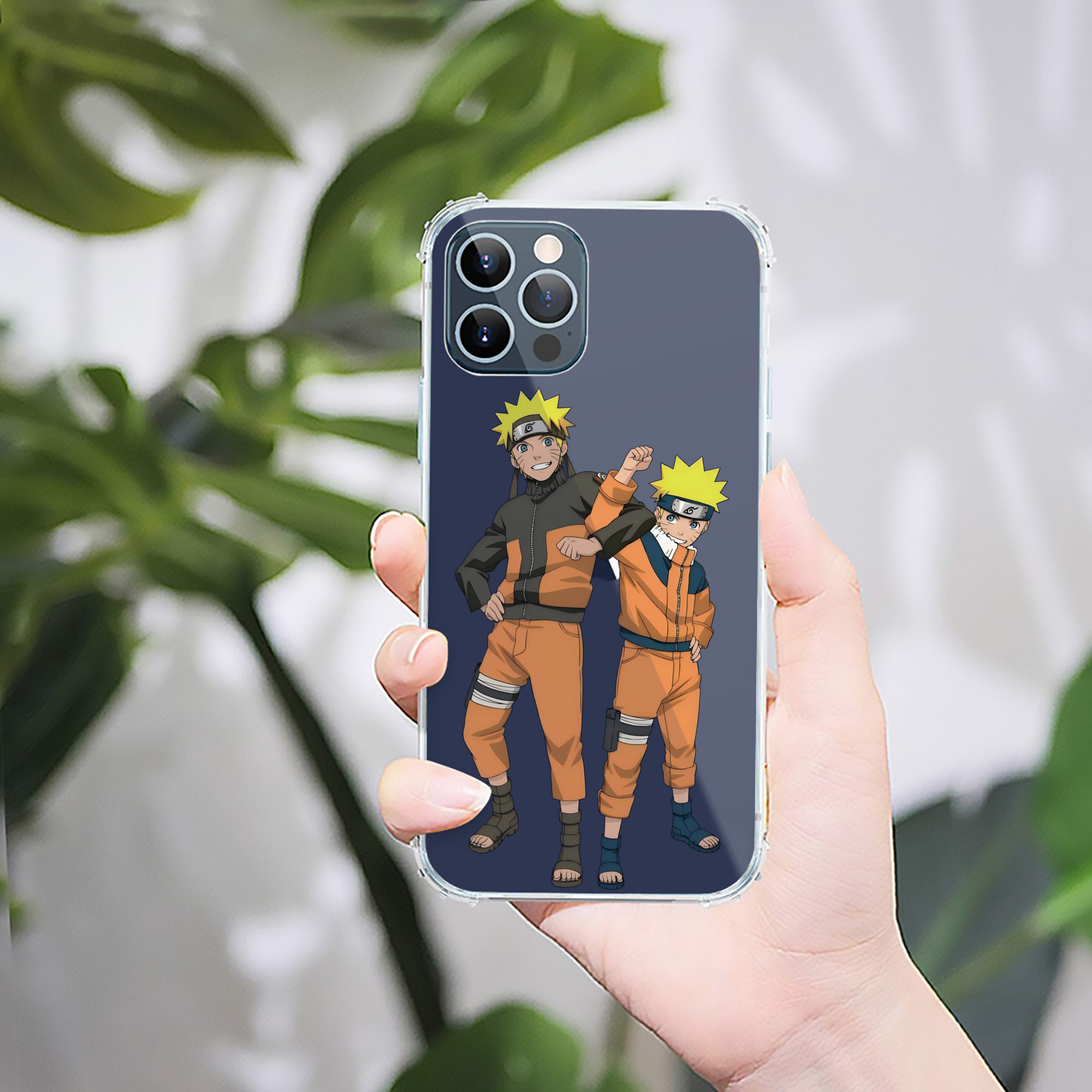 （画像用） NARUTO -ナルト- うずまき ナルト Uzumaki Naruto 【iPhone 12シリーズ対応】透明スマホケース（クリアソフトケース）